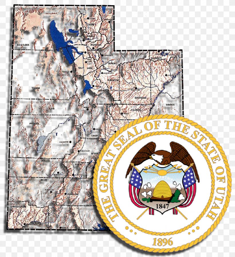 Seal Of Utah U.S. State Flag, PNG, 1463x1600px, Utah, Area, Coat Of Arms, Encyclopedia, Flag Download Free