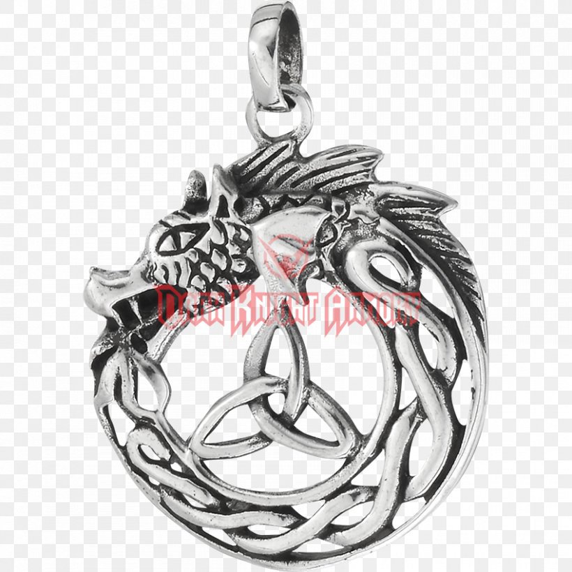 Charms & Pendants Triquetra Jewellery Necklace Dragon, PNG, 850x850px, Charms Pendants, Bijou, Body Jewelry, Bracelet, Celtic Knot Download Free