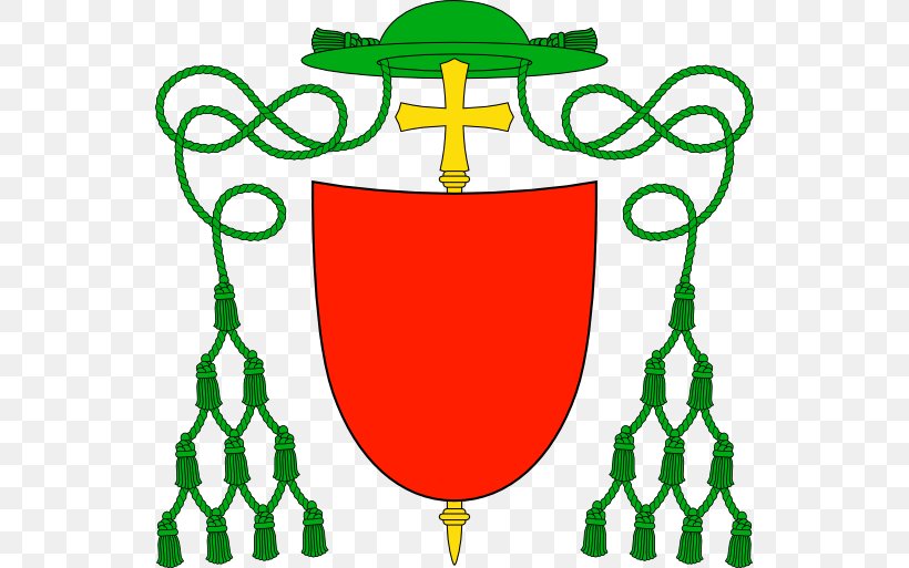 Escutcheon Cardinal Bishop Heraldry Galero, PNG, 540x513px, Escutcheon, Archbishop, Area, Artwork, Bishop Download Free