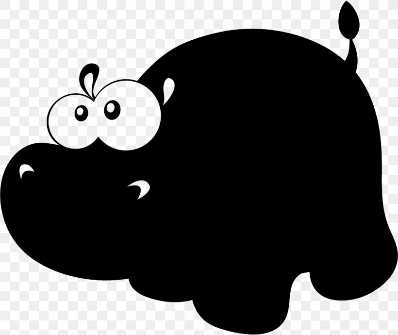 Silhouette Hippopotamus Drawing, PNG, 1200x1010px, Silhouette, Animal, Black, Black And White, Carnivoran Download Free