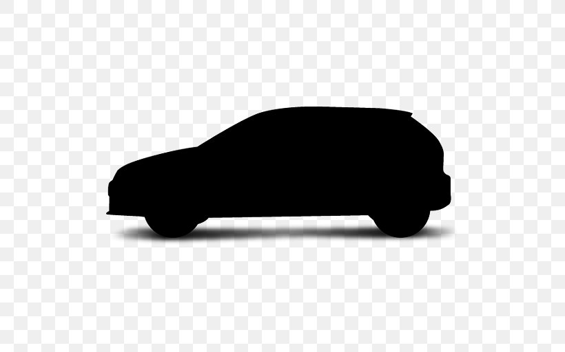 Car Product Design Automotive Design Silhouette, PNG, 512x512px, Car, Automotive Design, Black M, Blackandwhite, Compact Car Download Free