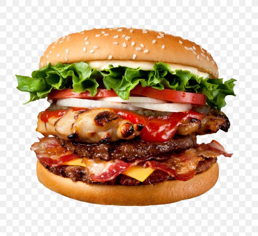 Hamburger Whopper Fast Food Bacon Chicken Nugget, PNG, 900x826px, Hamburger, American Food, Bacon, Beef, Blt Download Free