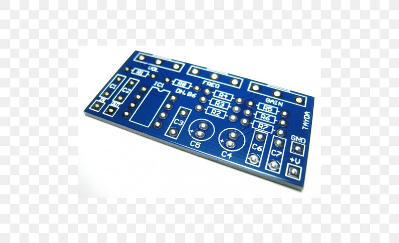 Microcontroller Electronics Electronic Component Printed Circuit Board Effects Processors & Pedals, PNG, 500x500px, Microcontroller, Circuit Component, Distortion, Do It Yourself, Efectos De Guitarra Download Free