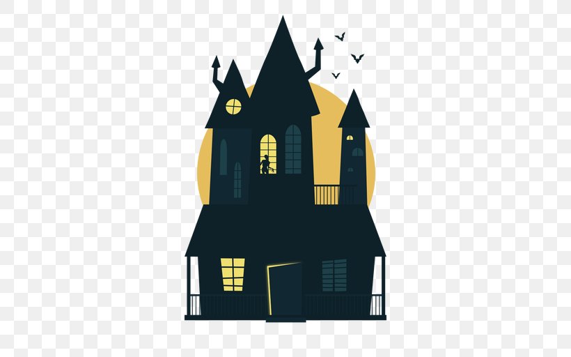 Haunted House Vector Graphics Image, PNG, 512x512px, Haunted House, Building, Facade, Halloween, House Download Free