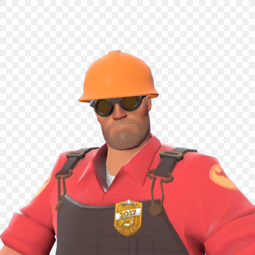 Team Fortress 2 Engineer Hard Hats Headgear, PNG, 1024x1024px, Team Fortress 2, Cap, Clothing, Construction Foreman, Construction Worker Download Free