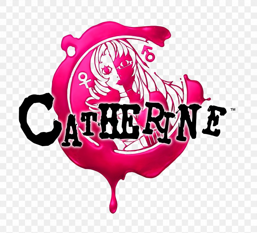 Catherine PlayStation 3 Logo Font Illustration, PNG, 5000x4536px, Watercolor, Cartoon, Flower, Frame, Heart Download Free