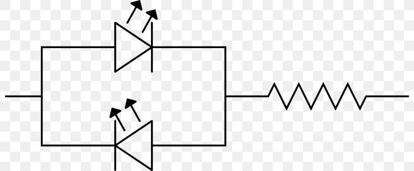 Circuit Diagram Light Wiring Diagram Electrical Wires & Cable LED Circuit, PNG, 800x338px, Circuit Diagram, Area, Black, Black And White, Brand Download Free
