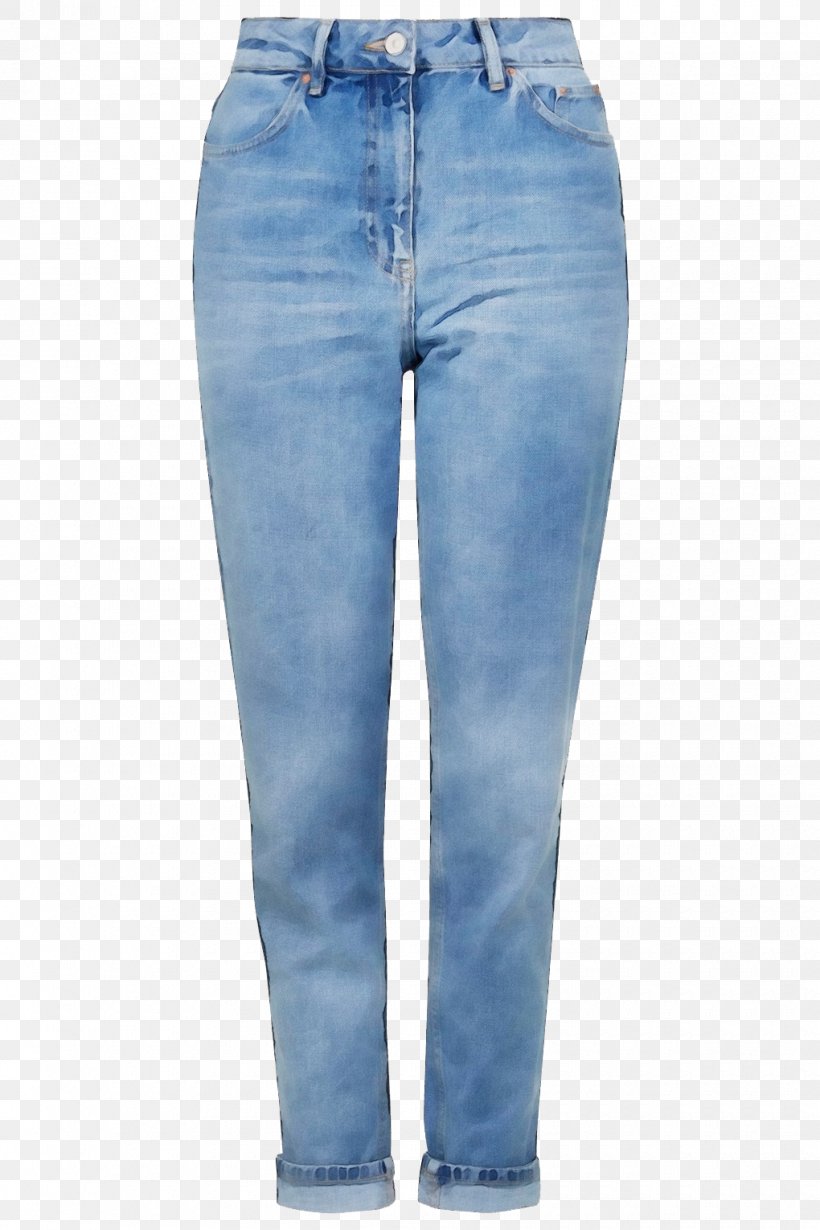 Denim Jeans Clothing Blue Pocket, PNG, 1020x1530px, Watercolor, Blue, Clothing, Denim, Jeans Download Free
