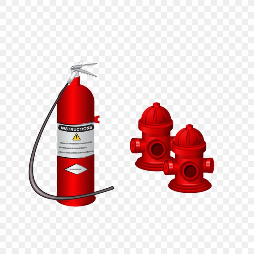 Firefighting Fire Extinguisher Fire Hydrant, PNG, 1000x1000px, Fire Extinguishers, Bottle, Conflagration, Fire, Fire Engine Download Free