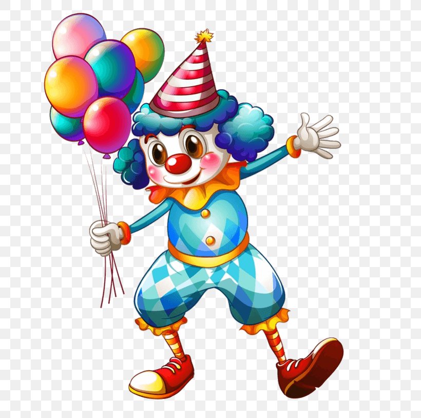 Vector Graphics Clown Balloon Illustration Stock Photography, PNG, 735x814px, Clown, Art, Baby Toys, Balloon, Entertainment Download Free