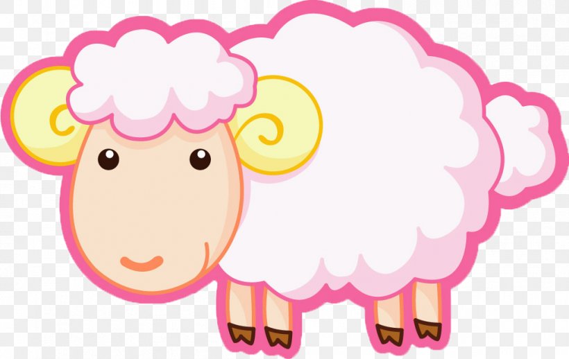 Sheep Coloring Book Cartoon Child Clip Art, PNG, 1001x633px, Watercolor, Cartoon, Flower, Frame, Heart Download Free