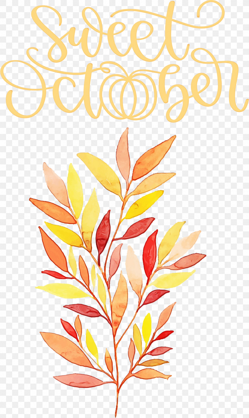Watercolor Painting Autumn Painting Vector Pumpkin Leaves, PNG, 1152x1929px, October, Autumn, Fall, Paint, Painting Download Free