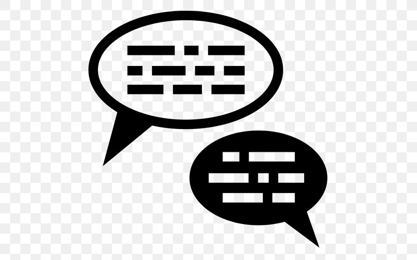 Conversation Game Symbol Clip Art, PNG, 512x512px, Conversation, Area, Black And White, Brand, Entertainment Download Free