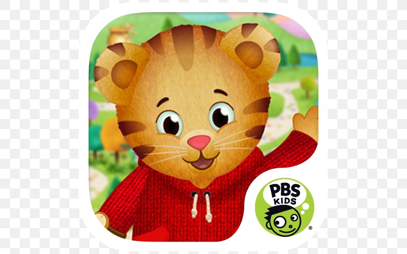 Explore Daniel's Neighborhood PBS Kids Child Book, PNG, 512x512px, Pbs Kids, App Store, Big Cats, Book, Carnivoran Download Free