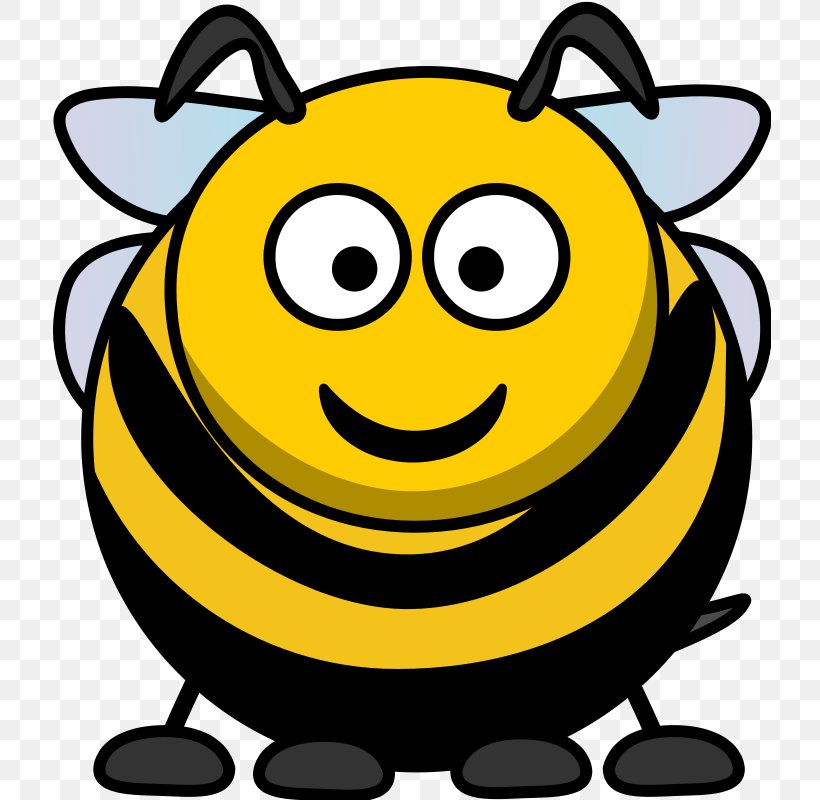 Cartoon Animal Hornet Clip Art, PNG, 722x800px, Bee, Beehive, Black And White, Bumblebee, Cartoon Download Free