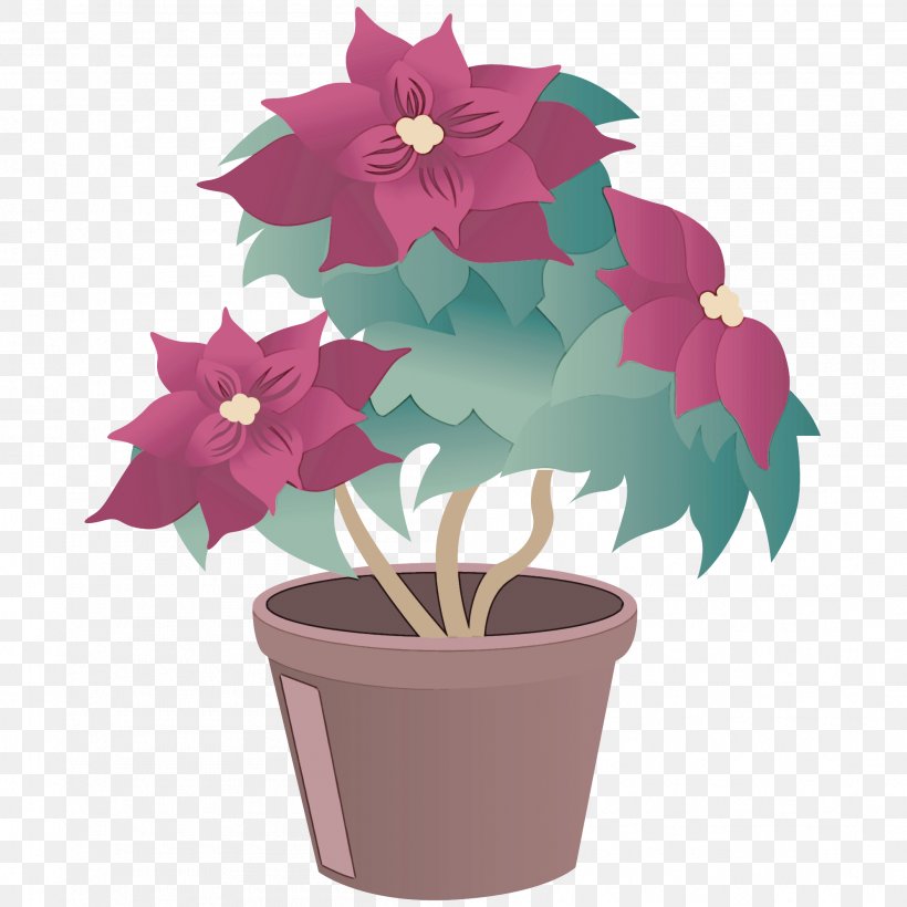 Flowerpot Flower Plant Poinsettia Leaf, PNG, 1992x1992px, Flowerpot, Bougainvillea, Flower, Flowering Plant, Houseplant Download Free