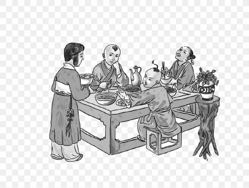 Illustration Drawing Image, PNG, 1080x818px, Drawing, Art, Black And White, Cartoon, Chinese Language Download Free