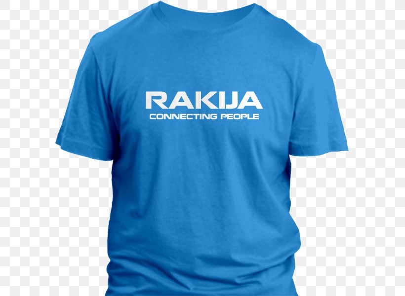 T-shirt Logo Sleeve Font, PNG, 600x600px, Tshirt, Active Shirt, Azure, Blue, Brand Download Free