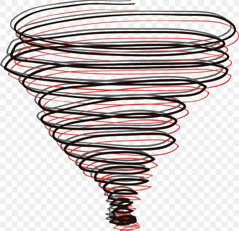 Euclidean Vector Tornado Wind, PNG, 966x934px, Tornado, Climate, Designer, Element, Red Download Free