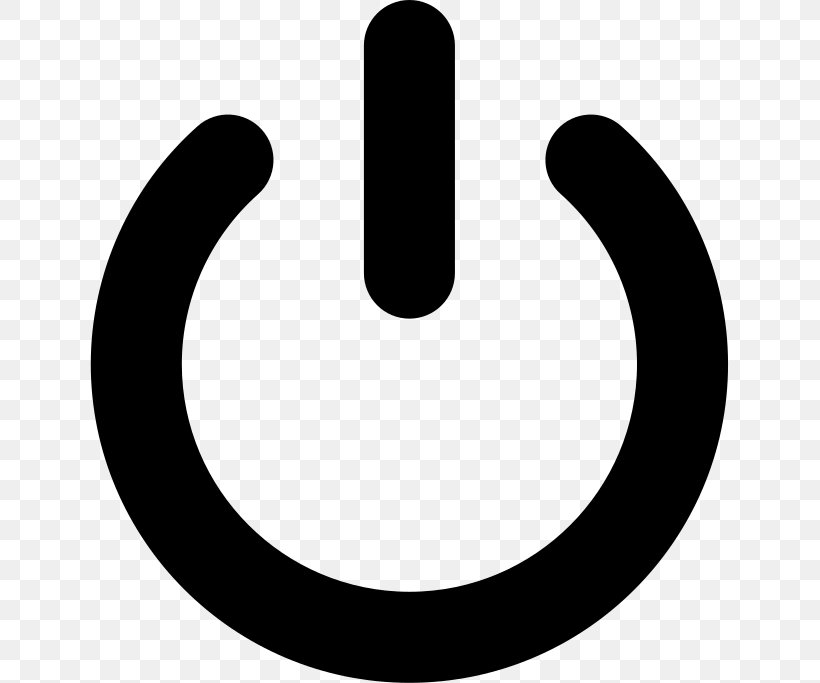 Power Symbol, PNG, 683x683px, Power Symbol, Black And White, Button, Computer, Electrical Switches Download Free