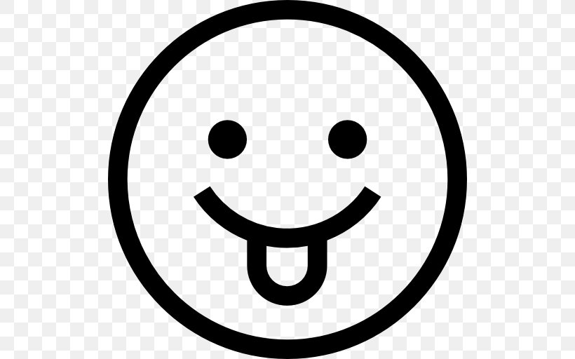 Smiley Emoticon Emoji, PNG, 512x512px, Smiley, Area, Black And White, Emoji, Emoticon Download Free