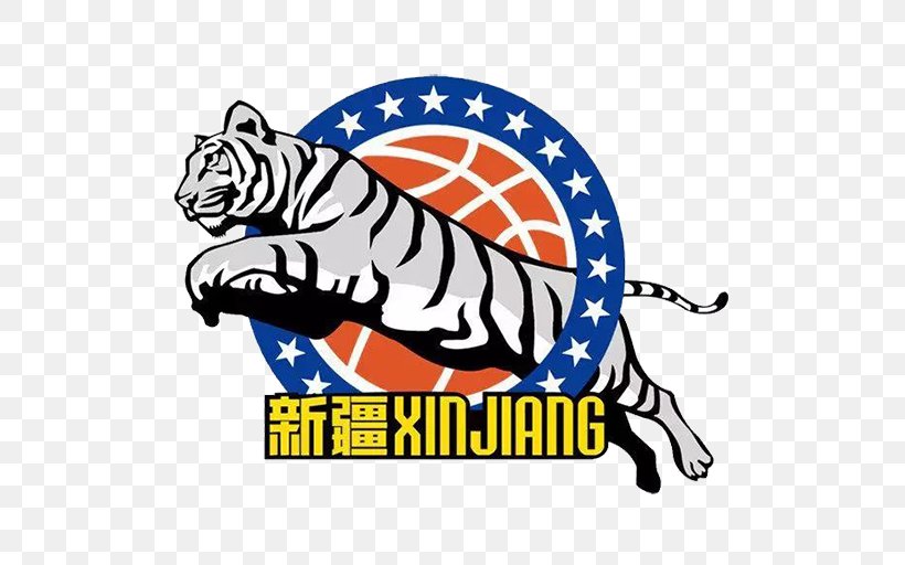 Xinjiang Flying Tigers Guangdong Southern Tigers 2017–18 CBA Season Bayi Rockets, PNG, 512x512px, Xinjiang, Animal Figure, Area, Basketball, Big Cats Download Free