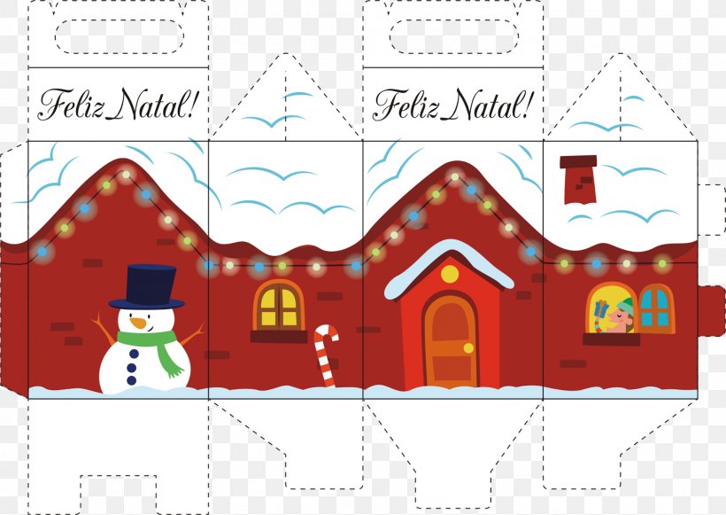 Box Christmas House Paper Gift, PNG, 1600x1134px, Box, Area, Cardboard, Christmas, Christmas Card Download Free