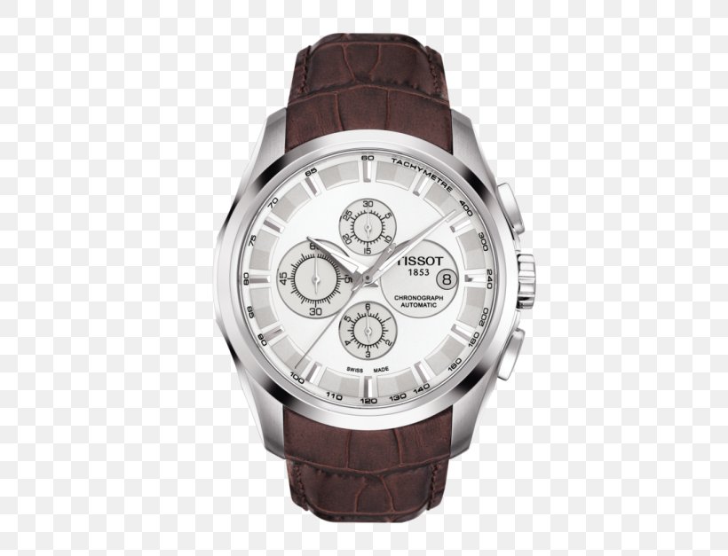 Chronograph Watch Strap Leather Tissot, PNG, 414x627px, Chronograph, Alpina Watches, Brand, Brown, Carl F Bucherer Download Free