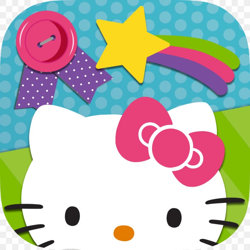 Hello Kitty Sanrio Character Television Female, PNG, 1024x1024px, Hello Kitty, Area, Art, Artwork, Character Download Free