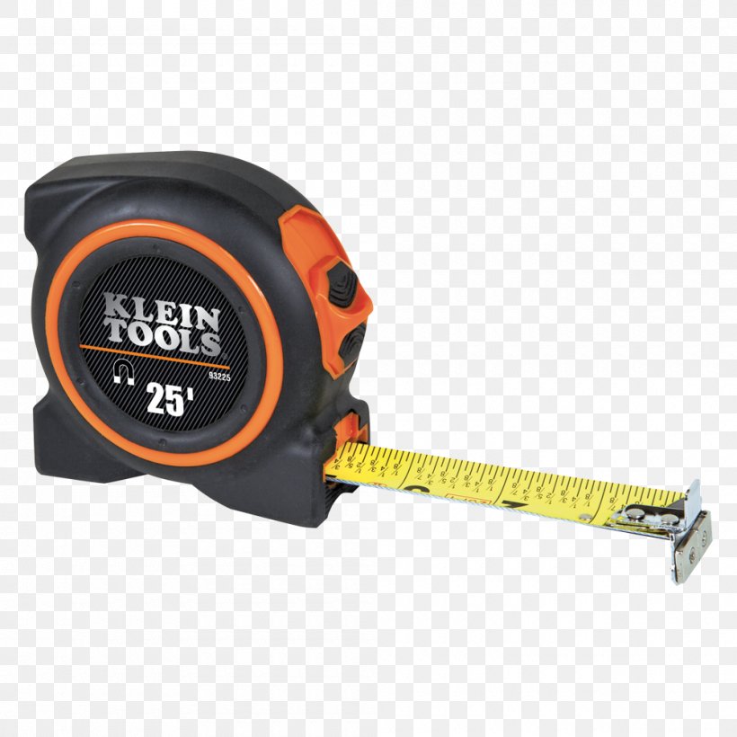 Tape Measures Klein Tools Hand Tool Measurement, PNG, 1000x1000px, Tape Measures, Adjustable Spanner, Blade, Craft Magnets, Hand Tool Download Free