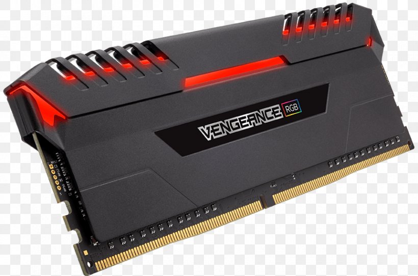 DIMM DDR4 SDRAM Computer Data Storage Corsair Components, PNG, 860x569px, Dimm, Cas Latency, Computer Data Storage, Corsair Components, Ddr3 Sdram Download Free