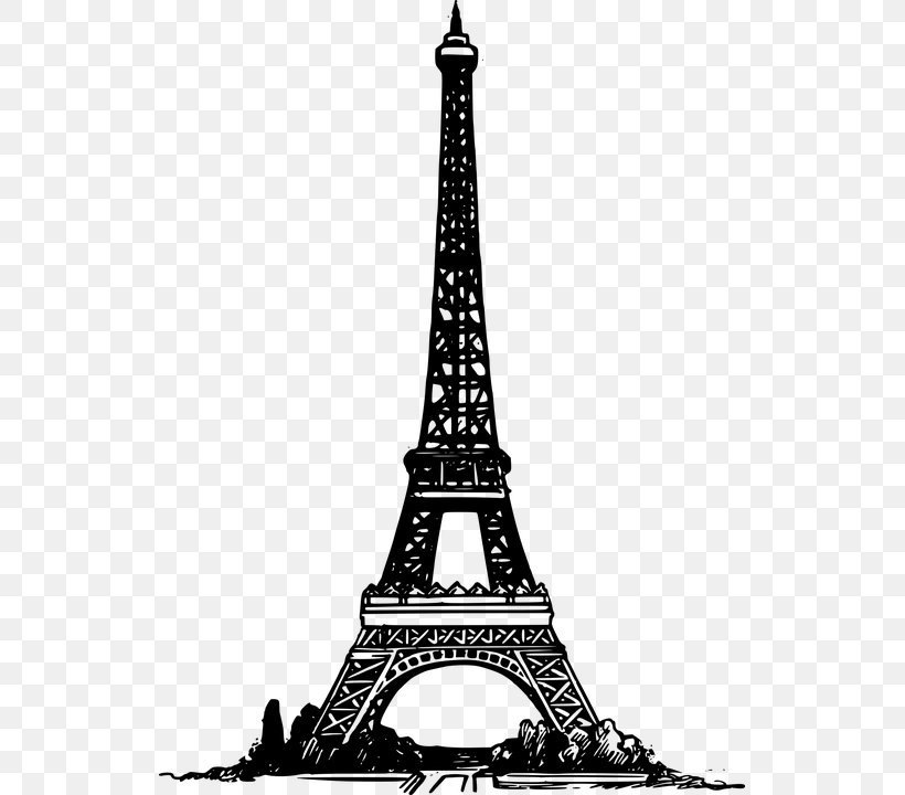 Eiffel Tower Little Women Book Etsy, PNG, 531x720px, Eiffel Tower, Art, Black And White, Book, Drawing Download Free