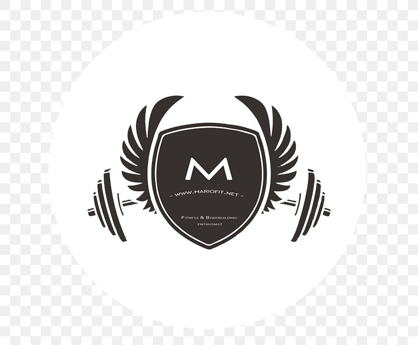 Fitness Centre Physical Fitness Logo Weight Training Personal Trainer, PNG, 695x677px, Fitness Centre, Barbell, Beachbody Llc, Black And White, Brand Download Free