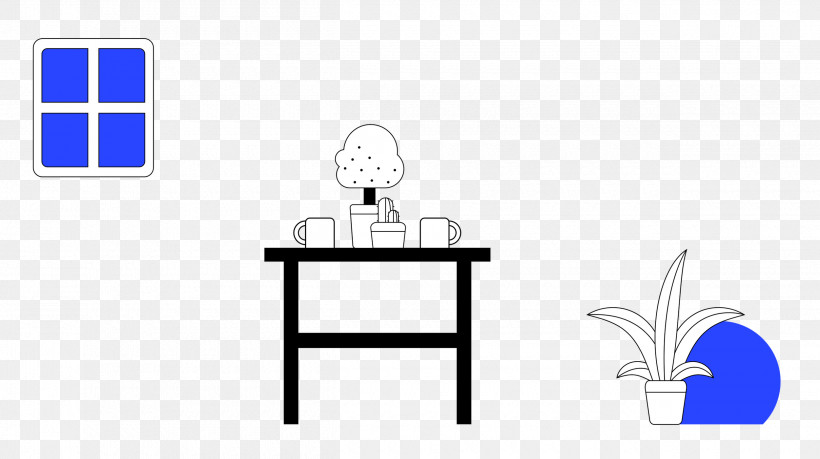 Home Office, PNG, 2500x1401px, Home Office, Cartoon, Furniture, Geometry, Line Download Free