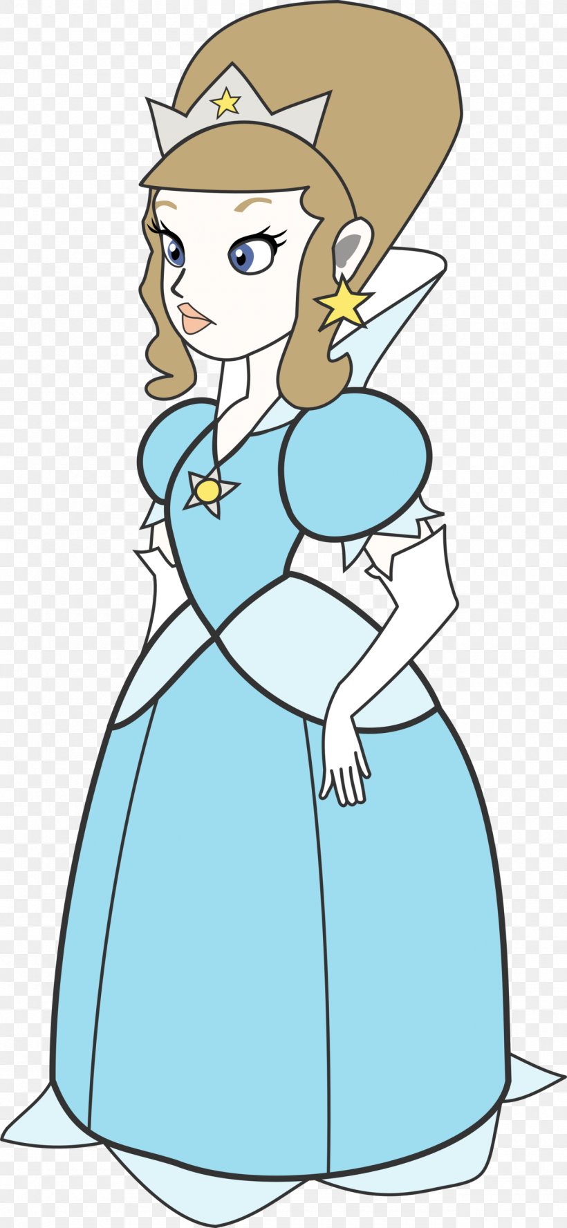 Rosalina Princess Daisy Princess Peach Concept Art, PNG, 1280x2773px, Watercolor, Cartoon, Flower, Frame, Heart Download Free