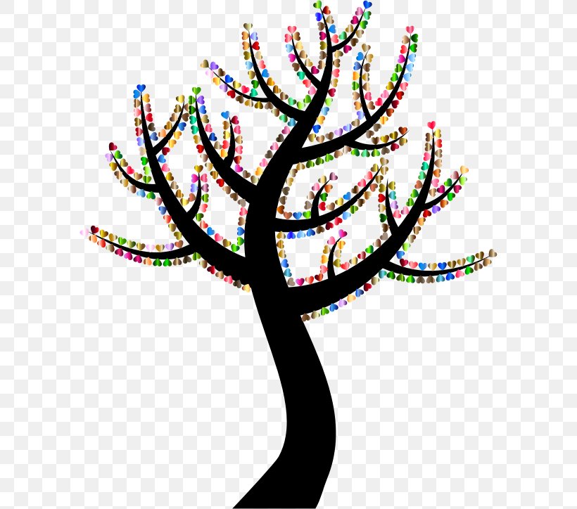 Trunk Tree Clip Art Image, PNG, 594x724px, Watercolor, Cartoon, Flower, Frame, Heart Download Free