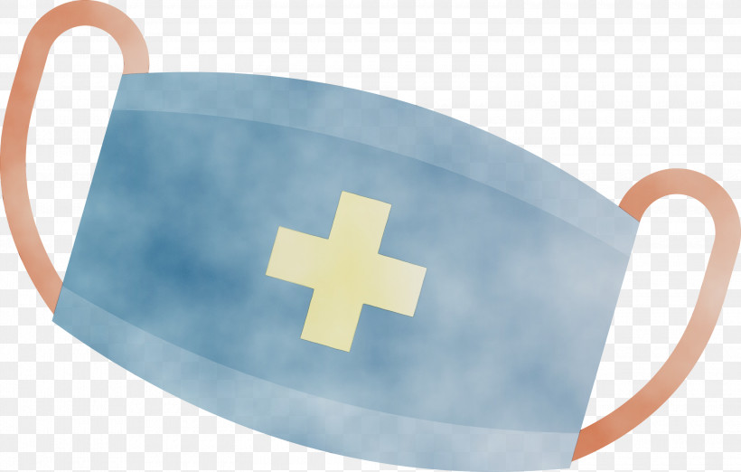 Blue Mug Flag Cross Symbol, PNG, 3000x1912px, Medical Mask, Blue, Cross, Drinkware, Flag Download Free