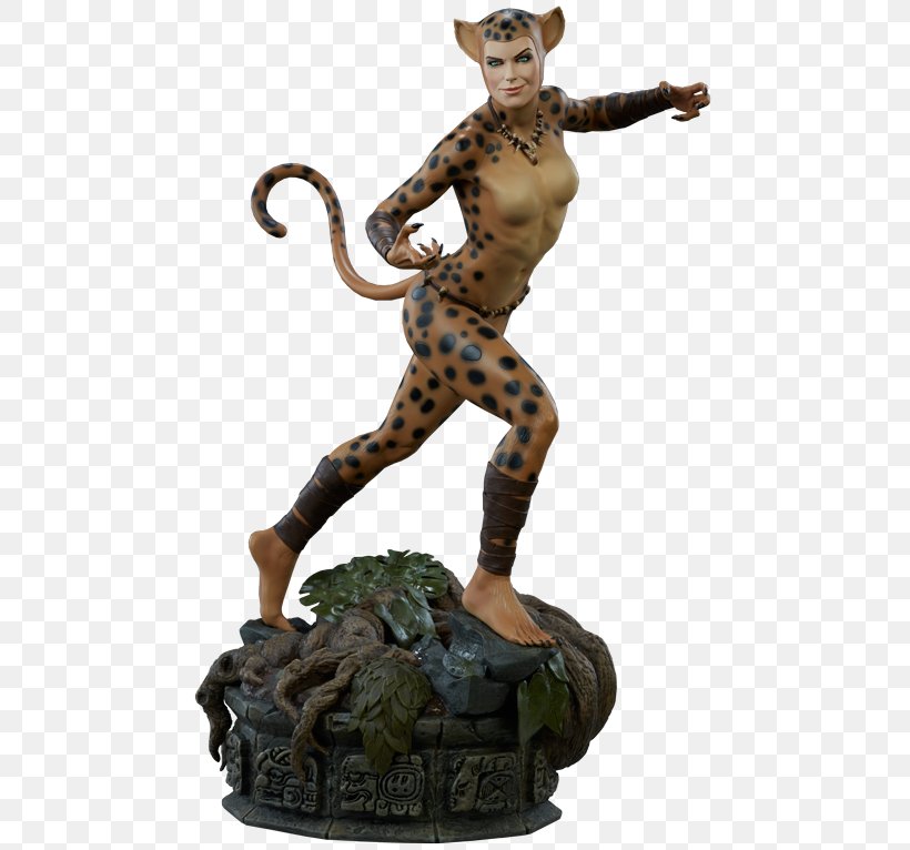 Cheetah Wonder Woman Bronze Sculpture Figurine, PNG, 480x766px, Cheetah, Bronze, Bronze Sculpture, Bust, Character Download Free