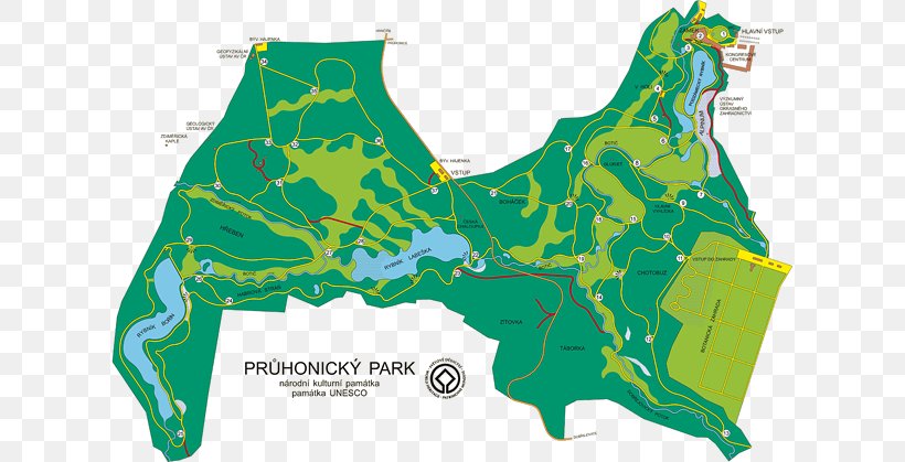 Park Průhonice Prague Pruhonice公园 Urban Park, PNG, 618x419px, Prague, Area, Czech Republic, Garden, Map Download Free