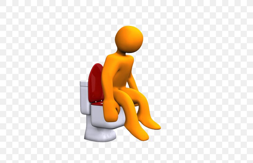 Toilet Seat Bathroom Illustration, PNG, 540x529px, Toilet, Bathroom, Close Stool, Figurine, Human Behavior Download Free