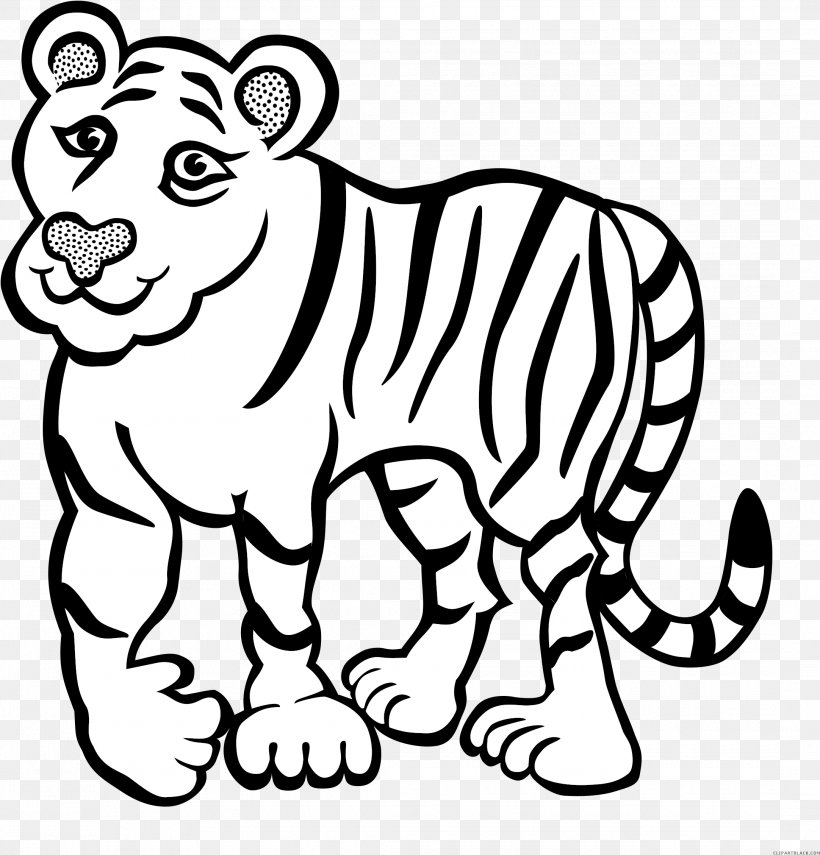 Book Black And White, PNG, 2164x2258px, Coloring Book, Animal Figure, Bengal Tiger, Black, Blackandwhite Download Free