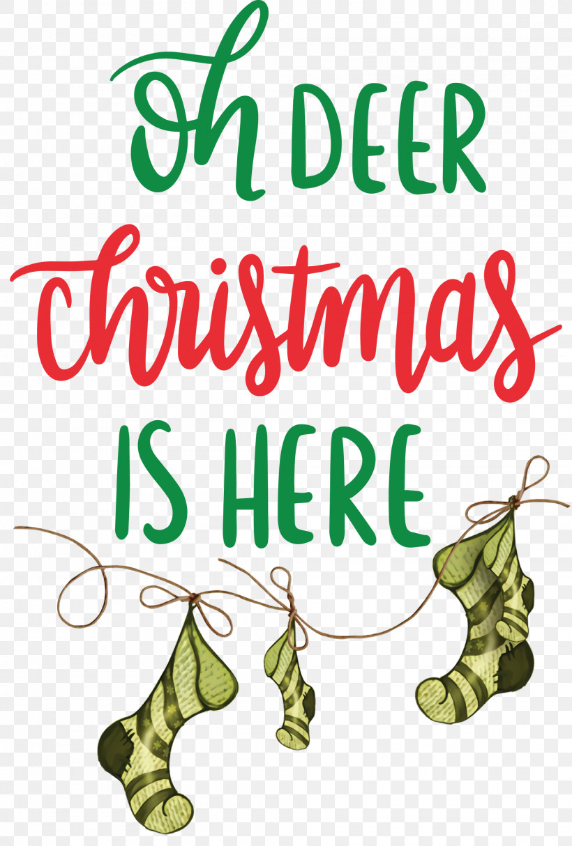 Christmas Deer Winter, PNG, 2026x3000px, Christmas, Branching, Deer, Fruit, Leaf Download Free