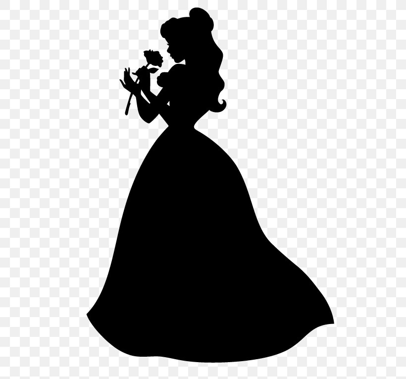 Belle Silhouette Photography Dress Beast Png 560x765px Belle Beast Beauty And The Beast Black And White