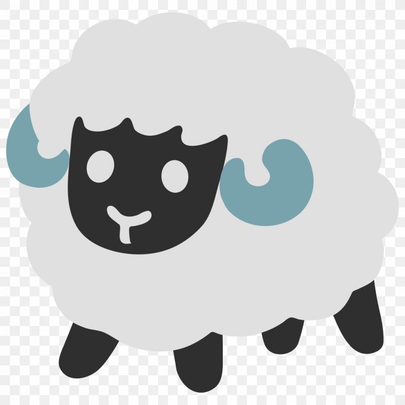 Sheep Goat Clip Art Emoji, PNG, 1200x1200px, Sheep, Blob Emoji, Cartoon, Cat, Cloud Download Free