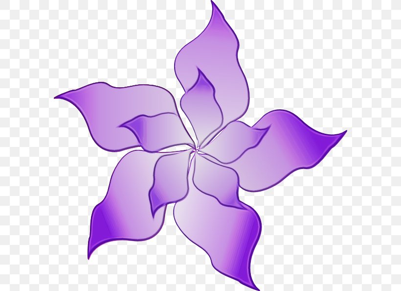 Violet Purple Petal Clip Art Flower, PNG, 600x594px, Watercolor, Flower, Iris, Leaf, Paint Download Free