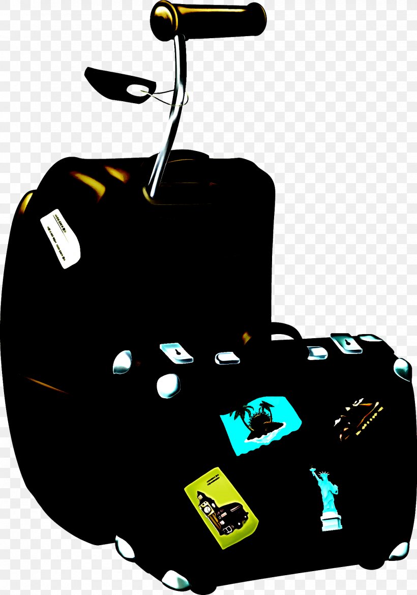 Yellow Cartoon Bag Suitcase Clip Art, PNG, 1430x2041px, Yellow, Bag, Cartoon, Suitcase, Technology Download Free