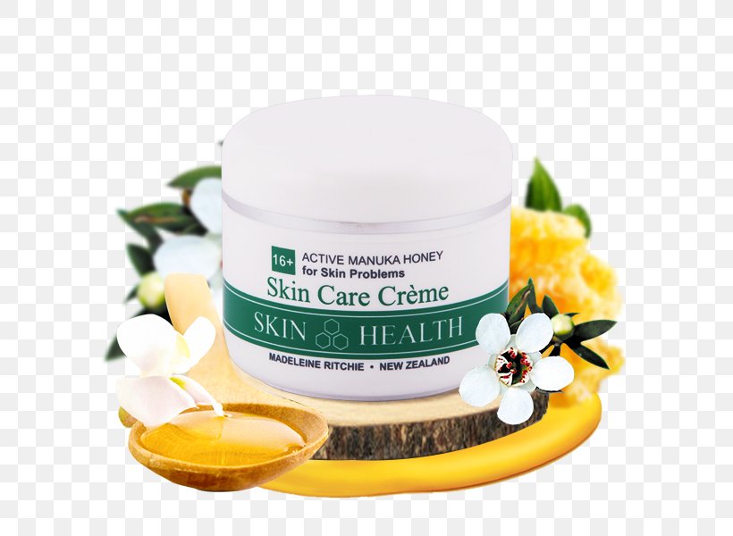 Cream Mānuka Honey Skin Zinc, PNG, 600x600px, Cream, Cosmetics, Disease, Flavor, Gluconic Acid Download Free