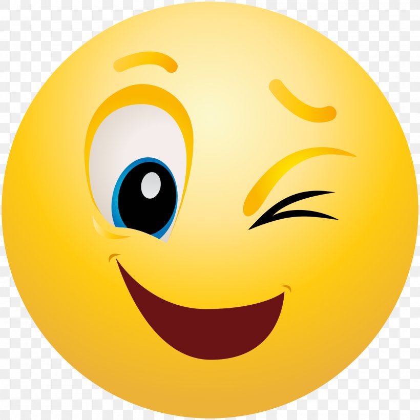 Emoticon Smiley Wink Emoji Clip Art, PNG, 2000x2000px, Emoticon, Blog, Emoji, Face, Facial Expression Download Free