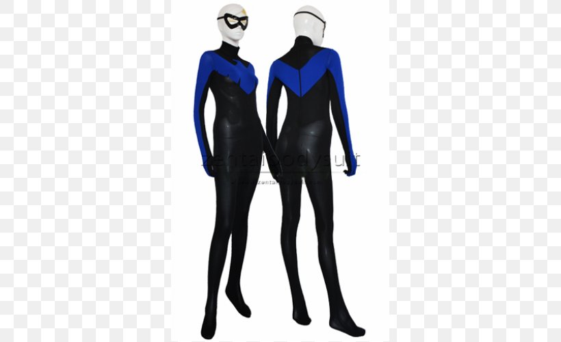 Nightwing Zentai Halloween Costume Suit, PNG, 500x500px, Watercolor, Cartoon, Flower, Frame, Heart Download Free