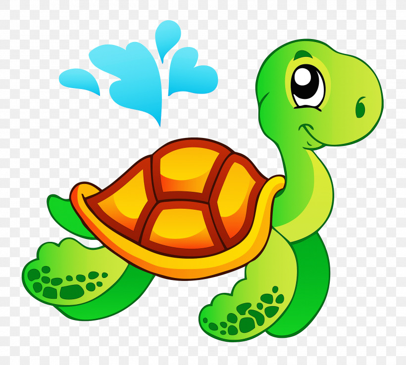 Sea Turtle Tortoise Green Turtle Reptile, PNG, 3000x2700px, Sea Turtle, Cartoon, Green, Green Sea Turtle, Reptile Download Free